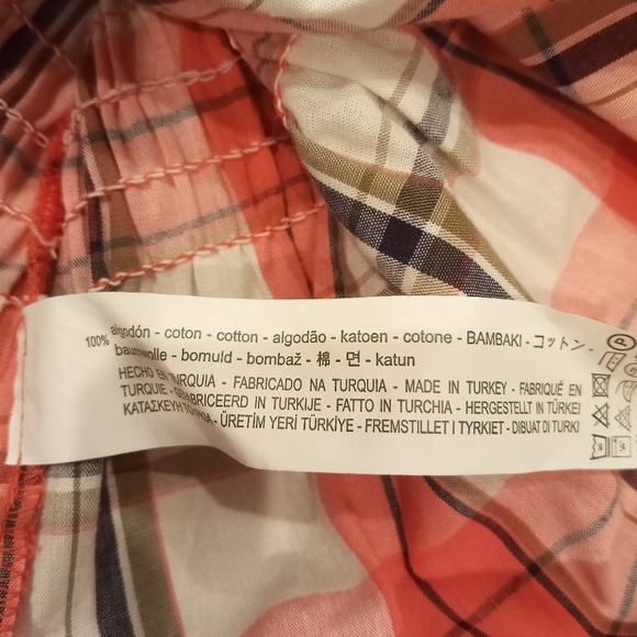 Zara Stretchy Fitted Plaid Long Sleeve - Picture 8 of 9